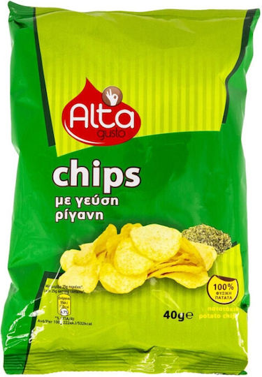 Alta Gusto Chips με Γεύση Ρίγανη 40gr