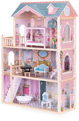 Ecotoys Wooden Dollhouse