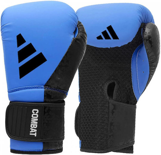 adidas Combat 50 Mănuși de Box pentru Competiție Albastru
