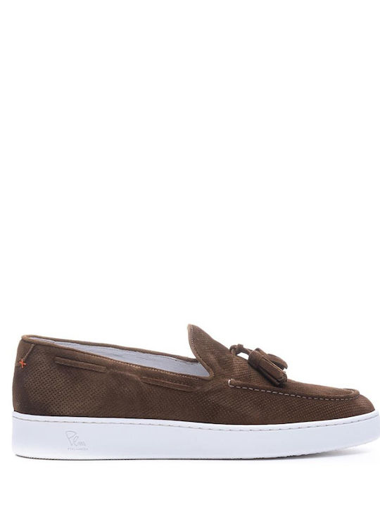 Suede Ανδρικά Loafers σε Μπεζ Χρώμα