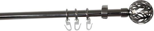 Homefit Сгъваемо Металик Корниз Piemonte Φ16мм 160-300cm Chrome