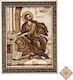 Evangelist Markus 3D-Scan-Rahmen 36×28
