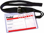 Foska Conference Badges 110x80mm 50pcs Green