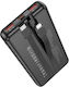 Borofone BJ57 Baterie Externă 10000mAh 22.5W Cu 2 Porturi De Ieșire USB-A Și Port De Ieșire USB-C Încărcare Rapidă Neagră