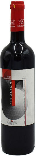 Illusion Semi-Sweet Red Wine 750ml Louloudis Winery