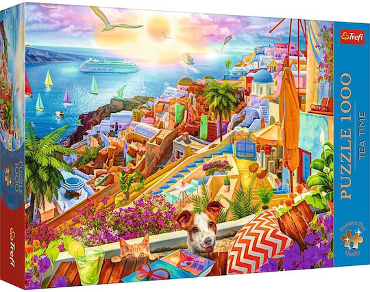 Visit To Santorini Puzzle 2D 1000buc