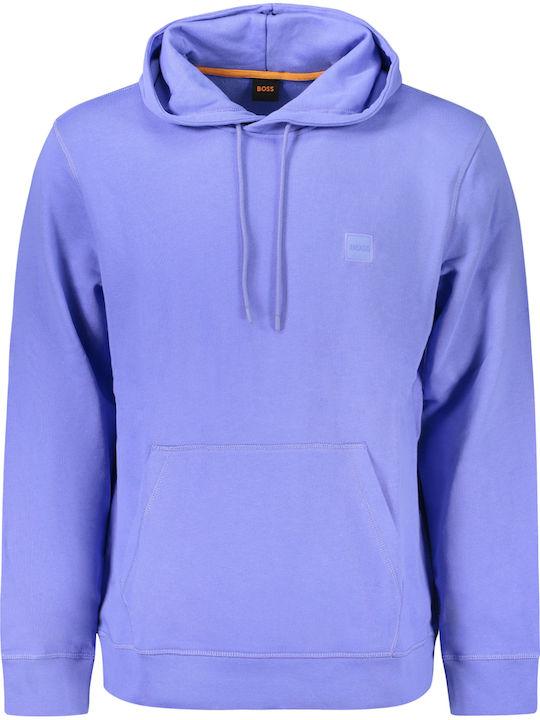 Boss Sweatshirt with Hood Blue