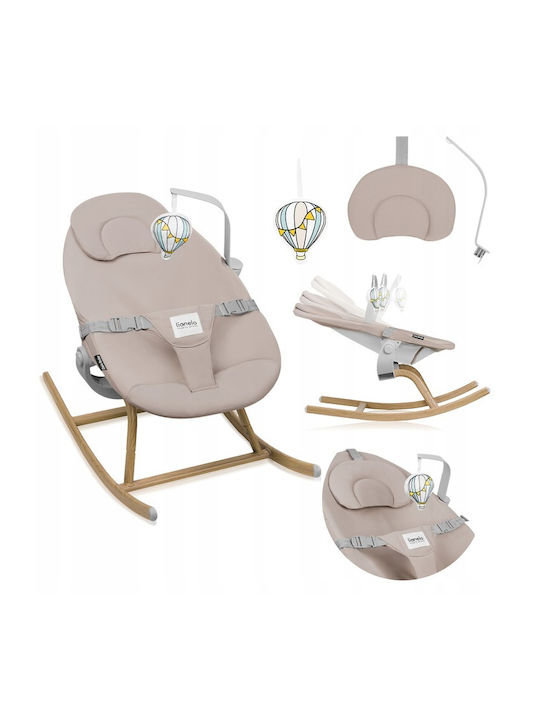 Lionelo Handbuch Baby Relax Dalia Rocker Beige Sand für Kind bis 9kg