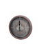 Wall Clock Plastic Brown Ø27cm
