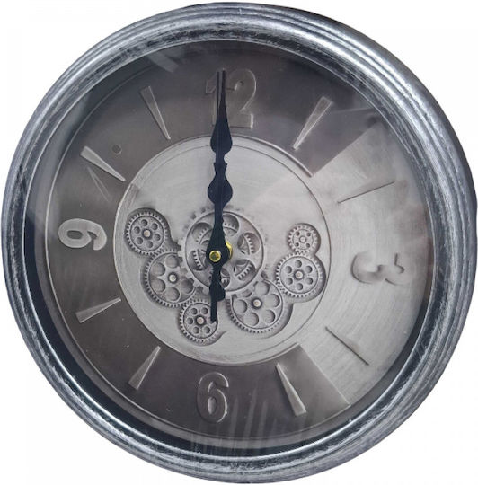 Wanduhr Kunststoff Gray Ø27cm
