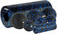 Massage-Roller-Set Mini-Roller 2 Bälle 2 Duobälle 6-teilig Schwarz-Blau Farbig Matte