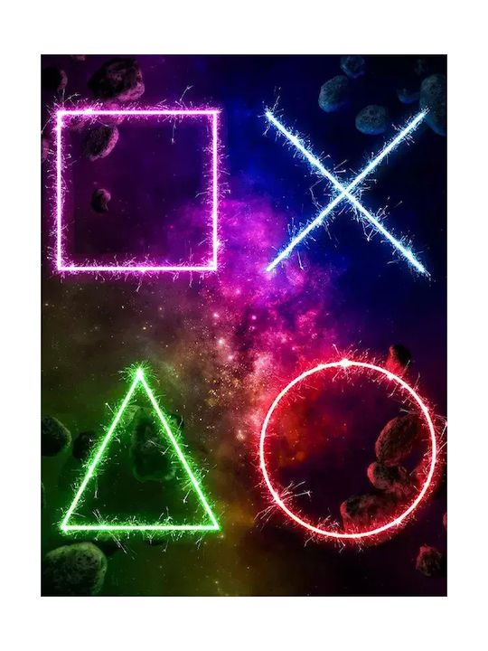 Гейминг постер символи на Playstation Gm128 21см X 30см