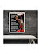 Poser Nba Jordan Quote Kds005a 21cm X 30cm Μαύρο Ξύλινο Κάδρο