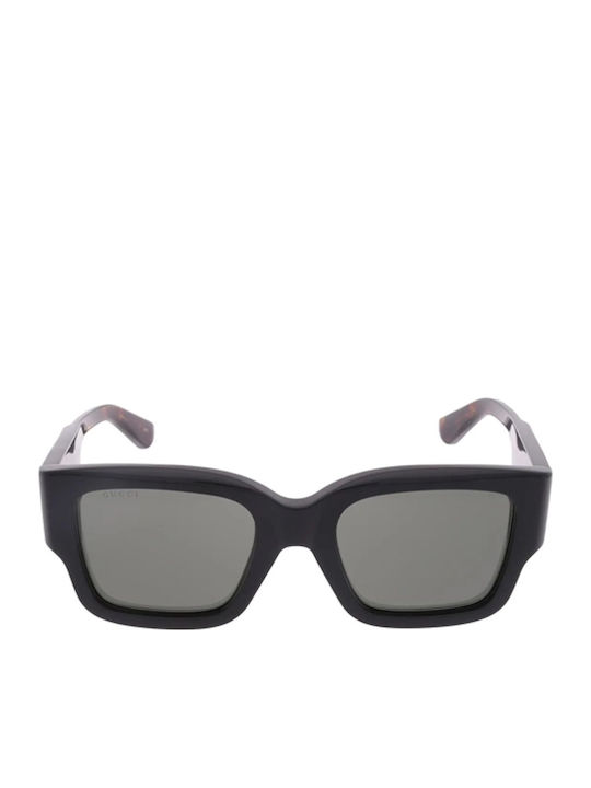 Gucci Women's Sunglasses with Black Plastic Frame and Gray Lens GG1663S 001