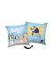 40x40 Polyester Pillow Bluey Double-sided