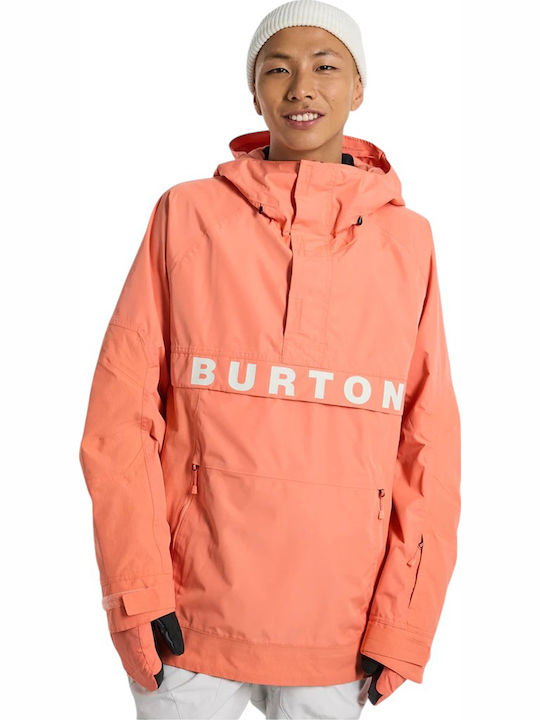 Burton Frostner 21470104651 Γυναικείο Μπουφάν για Σκι & Snowboard Πορτοκαλί