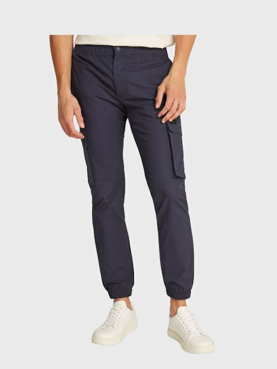 Calvin Klein Παντελόνι Cargo Ελαστικό Blue