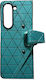 360 Full Cover Plastic / Synthetic Leather Set with Glass (Galaxy Z Fold 3)
