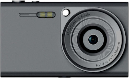 DV10 Compact Φωτογραφική Μηχανή 44MP με Οθόνη 2.8" και Ανάλυση Video Full HD (1080p) Μαύρη