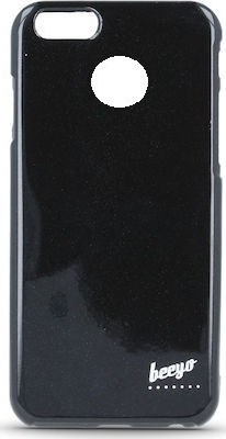 Beeyo Back Cover Σιλικόνης Σετ με Τζαμάκι Μαύρο (Huawei P9 Lite)