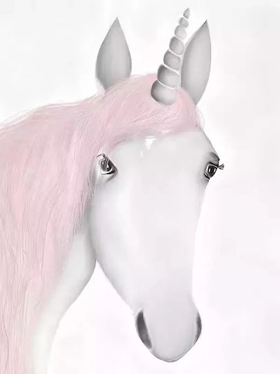 Kids Framed Wall Painting Unicorn 21x30cm