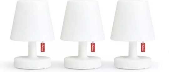 Fatboy Tischlampe mit Weiß Schirm und Basis