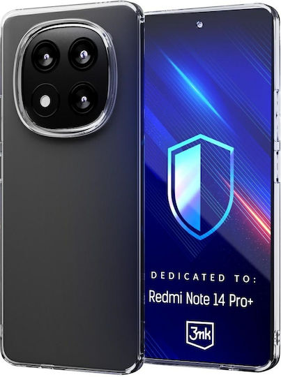 3MK Klare Rückseite Kunststoff 1,2 mm Wasserdicht Transparent (Redmi Note 14 Pro+)