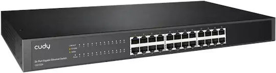 Cudy GS1024 v2 Unmanaged L2 Switch με 24 Θύρες Gigabit (1Gbps) Ethernet