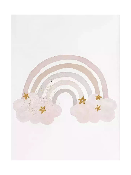 Kids Framed Wall Painting Rainbow 30x40cm