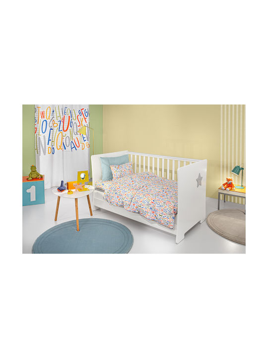 Guy Laroche Set Lenjeri De Patut Bebe Pentru Patut Bumbac Multi 115x170cm 3 Bucăți
