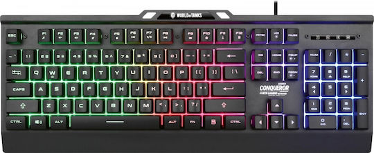 Yenkee COMQUEROR Gaming Keyboard with RGB lighting (English US) Limited Edition World Of Tanks