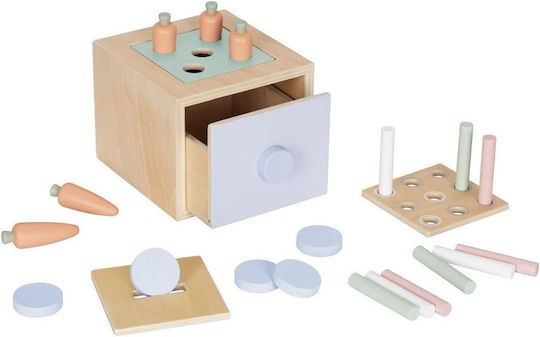 Eli Neli Baby Toy Educational Box 3 In 1 made of Wood for 12++ Months