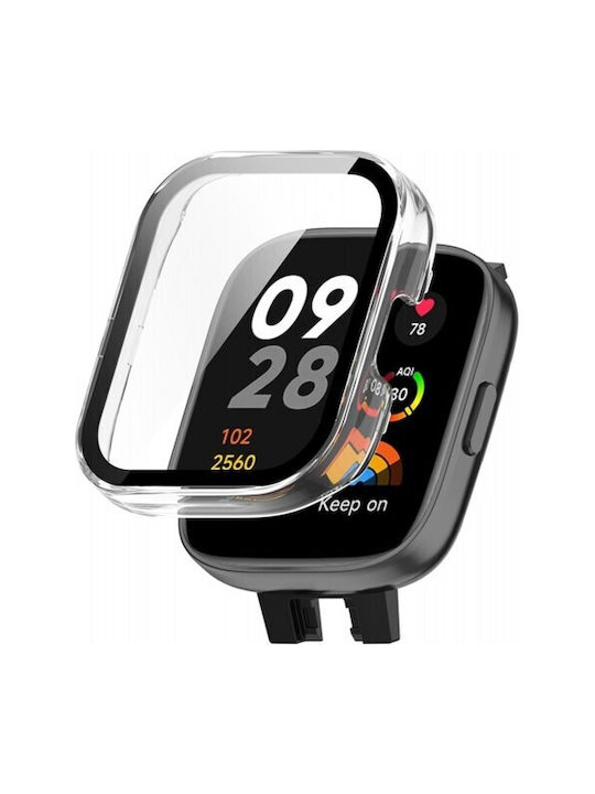 Full Glass Screen Protector Пластмасов Калъф в Прозрачен цвят за Xiaomi Redmi Watch 5 Lite
