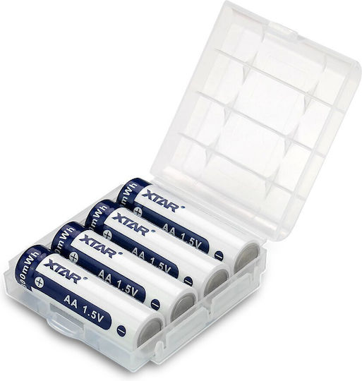 XTAR Wiederaufladbare Batterien AA Li-Ion 2000mAh 1.5V 4Stück