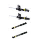 Rear Shock Absorber Right Left Monroe Suzuki Alto Vi Wagon R 1.0 1.1 1.2 02.98-12.08 Length 388 Mm Diameter Bushing 25.4 Mm