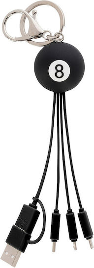 Legami Milano Link Up Regular USB to Lightning / Type-C / micro USB 1m 3A Cable (UCC0012)