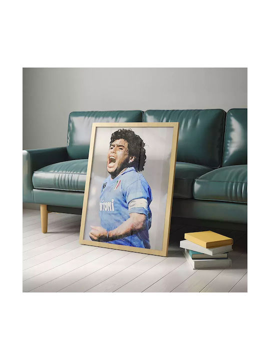 Poster Diego Armando Maradona Sc010 21cm X 30cm...