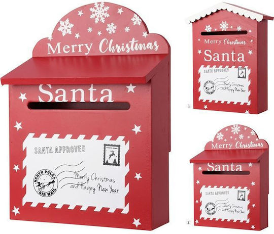 Christmas Wooden Figure Mailbox Height 20cm Decorative (Μiscellaneous Designs/Colors)