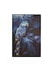 Iliadis Blue Parrot Κάδρο σε Καμβά 83x123cm