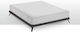 Linea Strom Προστατευτικό Επίστρωμα Μονό με Φούστα Sleep Free Μπεζ 100x200εκ.
