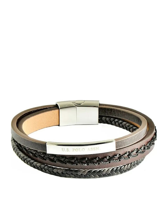 U.S. Polo Assn. Men's Leather Bracelet U.S. Polo Assn. Men's Leather Bracelet