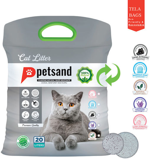 Petsand Tela Cat Litter 20lt