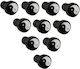 Yin-Yang Verkleidungsschrauben Schwarz 10er Set/Kit Keiti