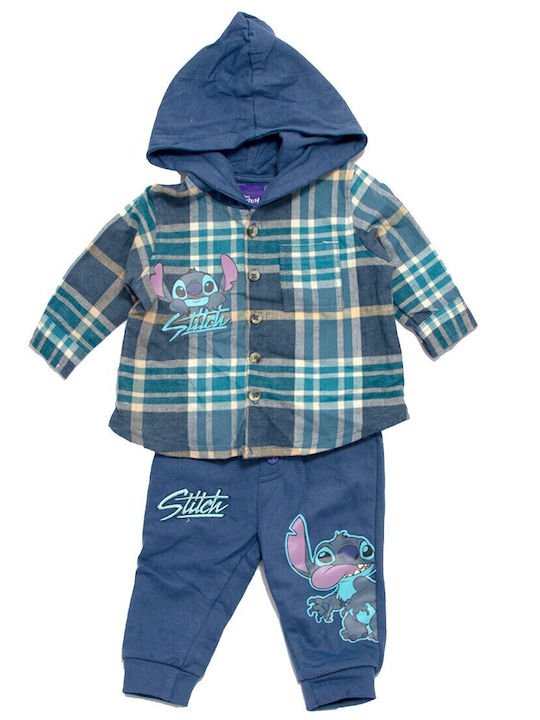 Комплект Зима 2бр Dark blue Lilo & Stitch