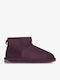 Ghete dama din piele Ankle Boots Violet