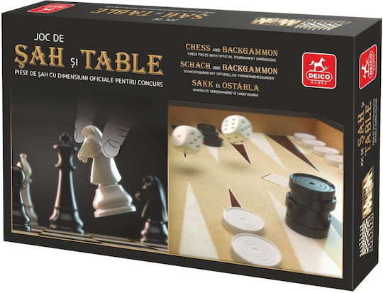 D-Toys Table/Șah din Lemn