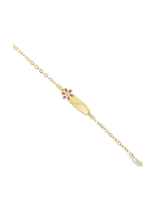 Breeze Brățară Identitate Aur 14K
