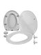 Ruhhy Plastic Toilet Seat White