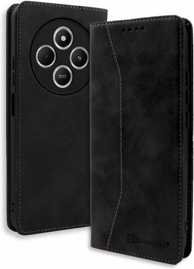 Bodycell Buchen Sie Synthetisches Leder / Leder Schwarz (Redmi 14C / Poco C75)