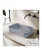 Bianco Ceramica Επικαθήμενος Νιπτήρας Πορσελάνης 50x36cm Stone Grey